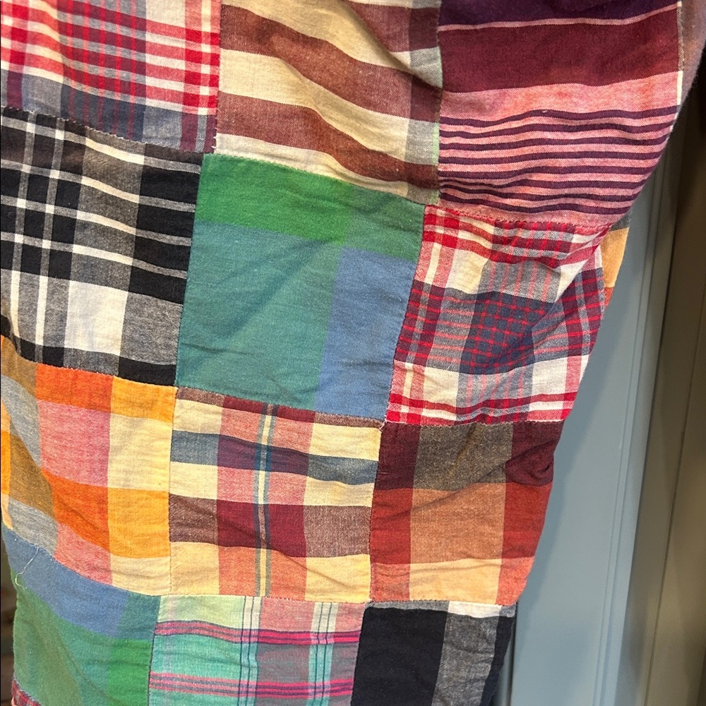 J. Crew Madras Patchwork Women's Pants vintage low fit - Picture 7 of 7